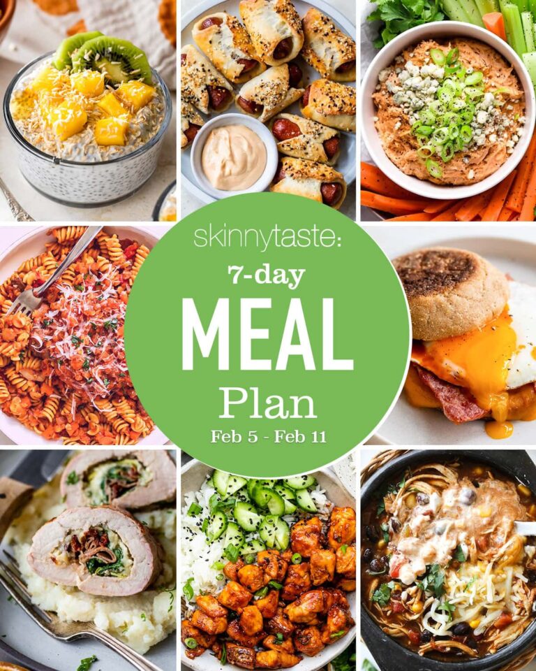 Free 7 Day Healthy Meal Plan (Feb 5-11)