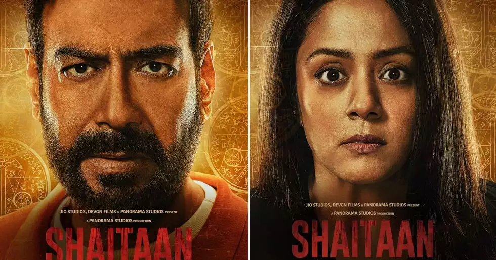 Shaitaan: Ajay Devgn and Jyotika share intense character posters