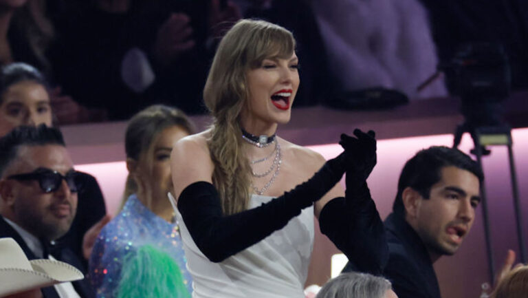 Taylor Swift Brings Fan To Grammys After Golden Globes Drama