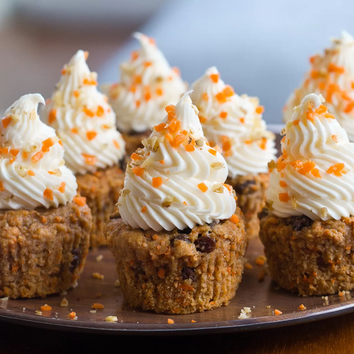 Healthy Carrot Cake Cupcakes – Low Calorie Recipe!