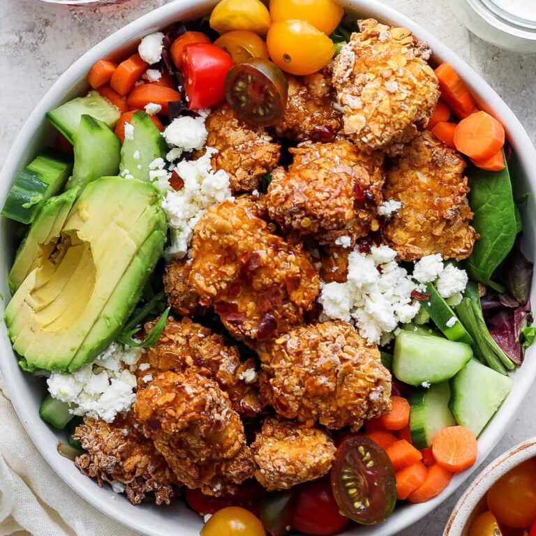 Hot Honey Chicken Salad – Fit Foodie Finds