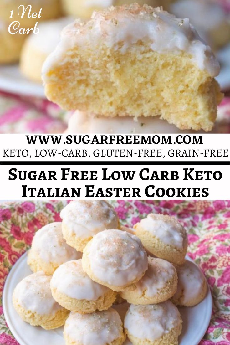 Sugar Free Low Carb Keto Italian Easter Cookies