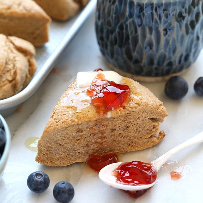 Honey Whole Wheat Scones – Fit Foodie Finds