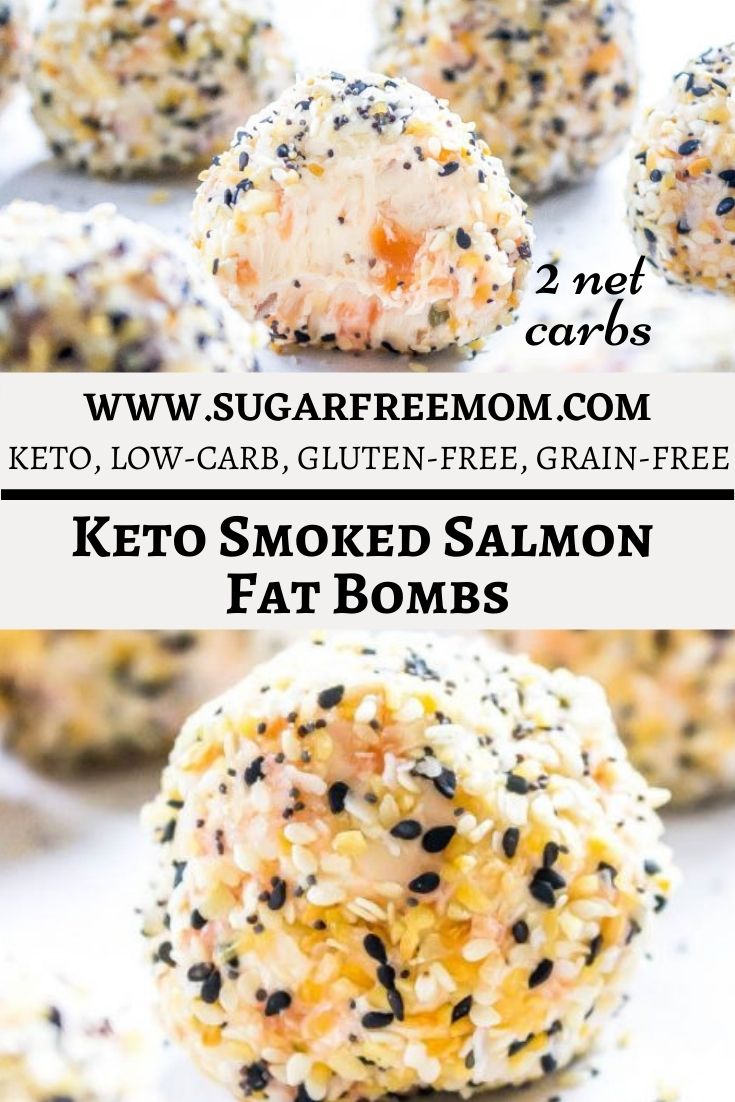 Best Keto Everything Bagel Smoked Salmon Fat Bombs