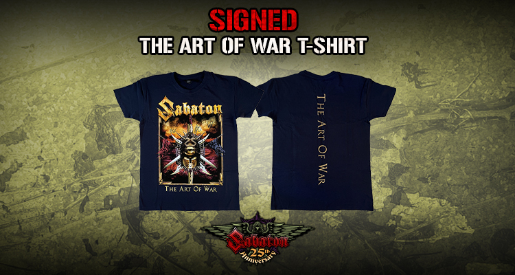 Get your signed “The Art Of Conflict” t-shirt!