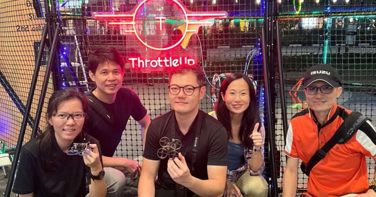 ThrottleUp Creations, Singaporean drone team with flight club