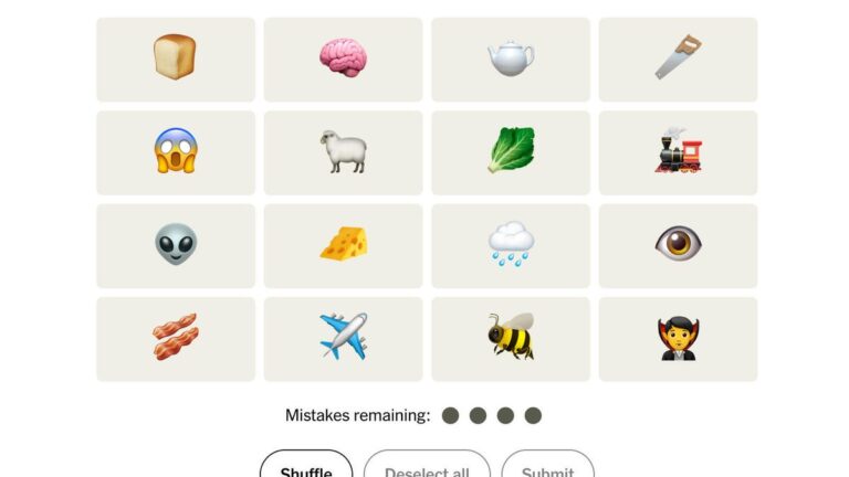 NYT Connections Goes All-Emoji for April Fool’s Day. Our Hints and Tips